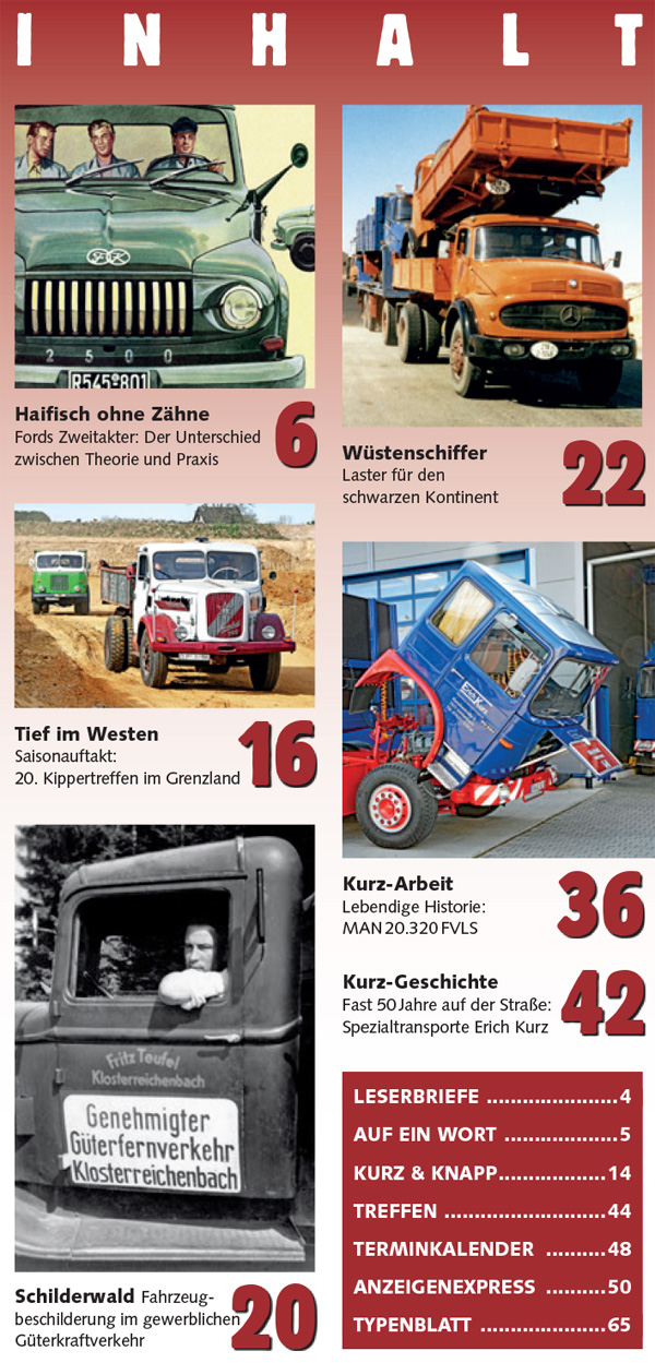 Inhalt Historscher Kraftverkehr 3-2026