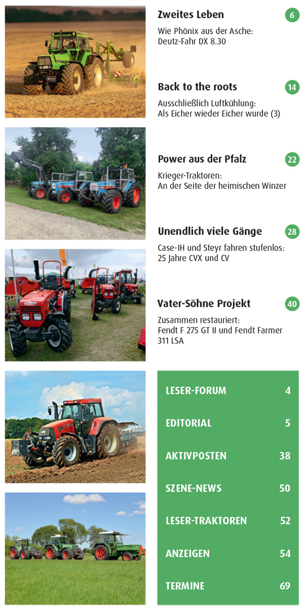 Inhalt Traktor Spezial 57