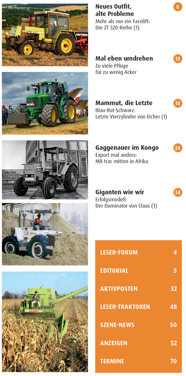 Inhalt Traktor Spezial 54