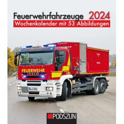Wochenkalender Feuerwehrfahrzeuge 2024