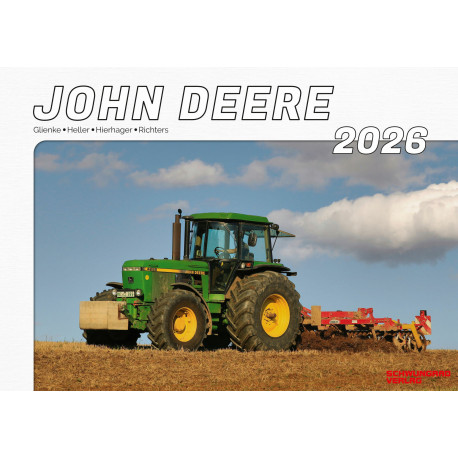 Kalender 2026 – John Deere-Schlepper im Einsatz