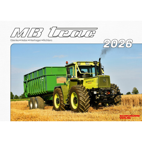 Kalender 2026 – MB trac im Einsatz