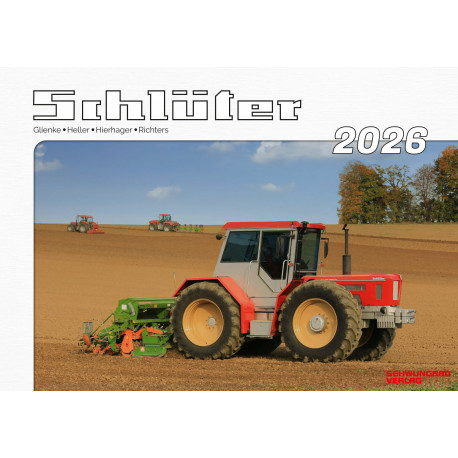 Kalender 2026 – Schlüter-Schlepper im Einsatz