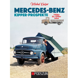 Mercedes-Benz Kipper-Prospekte 1950er bis 1990er Jahre