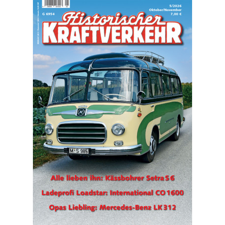 Auslandsabonnement Historischer Kraftverkehr